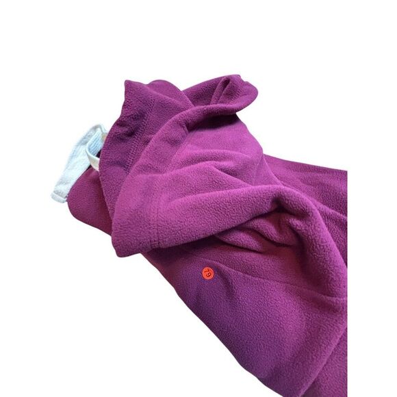 Old Navy Womens Mock Neck Fleece Tunic Sweatshirt XXL Burgundy - Picture 6 of 6